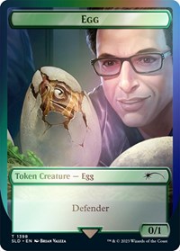 Egg Token (Rainbow Foil), Secret Lair Drop Series