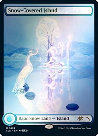 Snow-Covered Island (1474) (Rainbow Foil), Secret Lair Drop Series