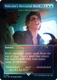 Malcolm's Mercurial Mirth - Tasha's Hideous Laughter (Rainbow Foil), Secret Lair Drop Series