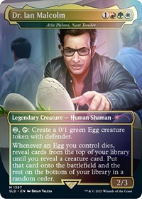 Dr. Ian Malcolm - Atla Palani, Nest Tender (Rainbow Foil), Secret Lair Drop Series