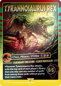 Tyrannosaurus Rex - Etali, Primal Storm (Rainbow Foil), Secret Lair Drop Series