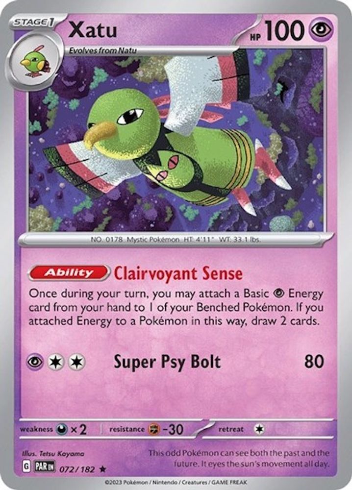Xatu - 072/182 (Non-Holo)