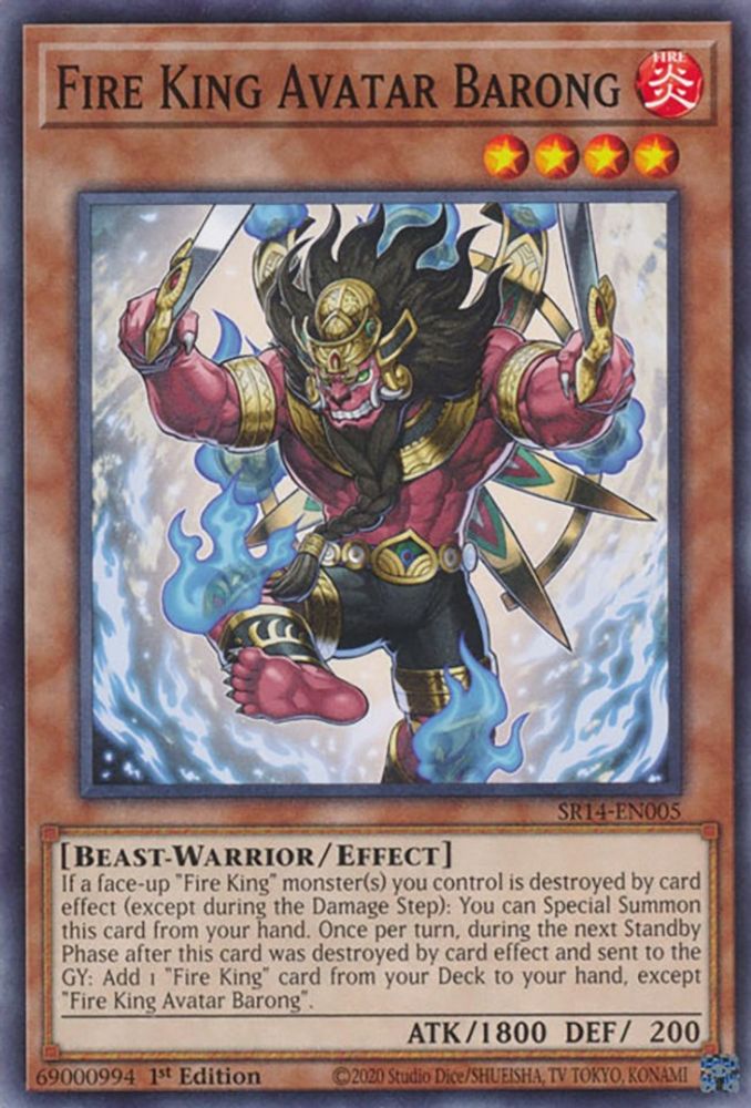 Fire King Avatar Barong, 1st-edition, front