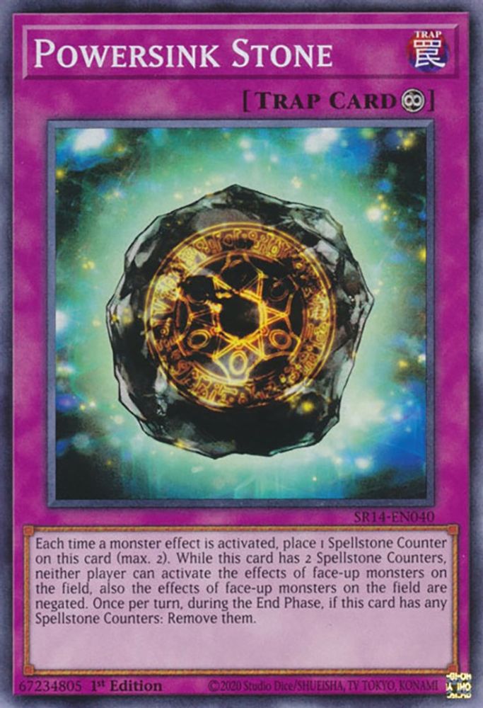 Powersink Stone, 1st-edition, front