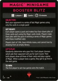 Magic Minigame: Booster Blitz, The Lost Caverns of Ixalan