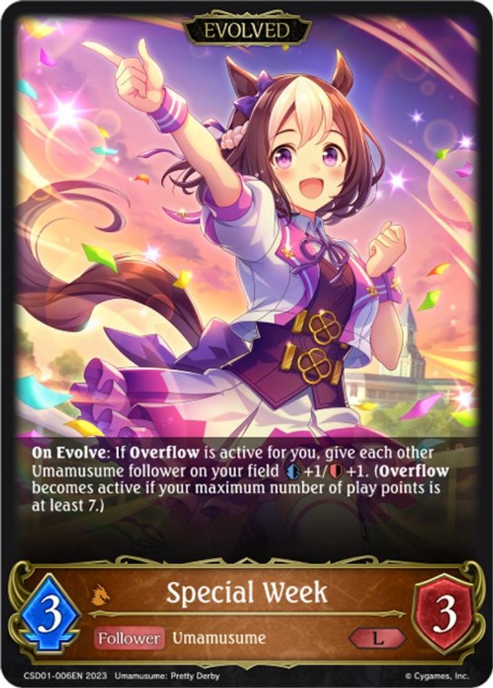 Special Week (Evolved), Standard, front