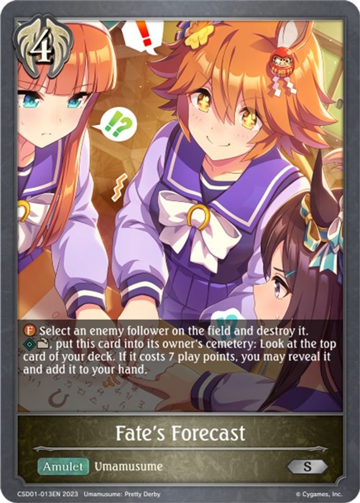 Fate's Forecast, Standard, front