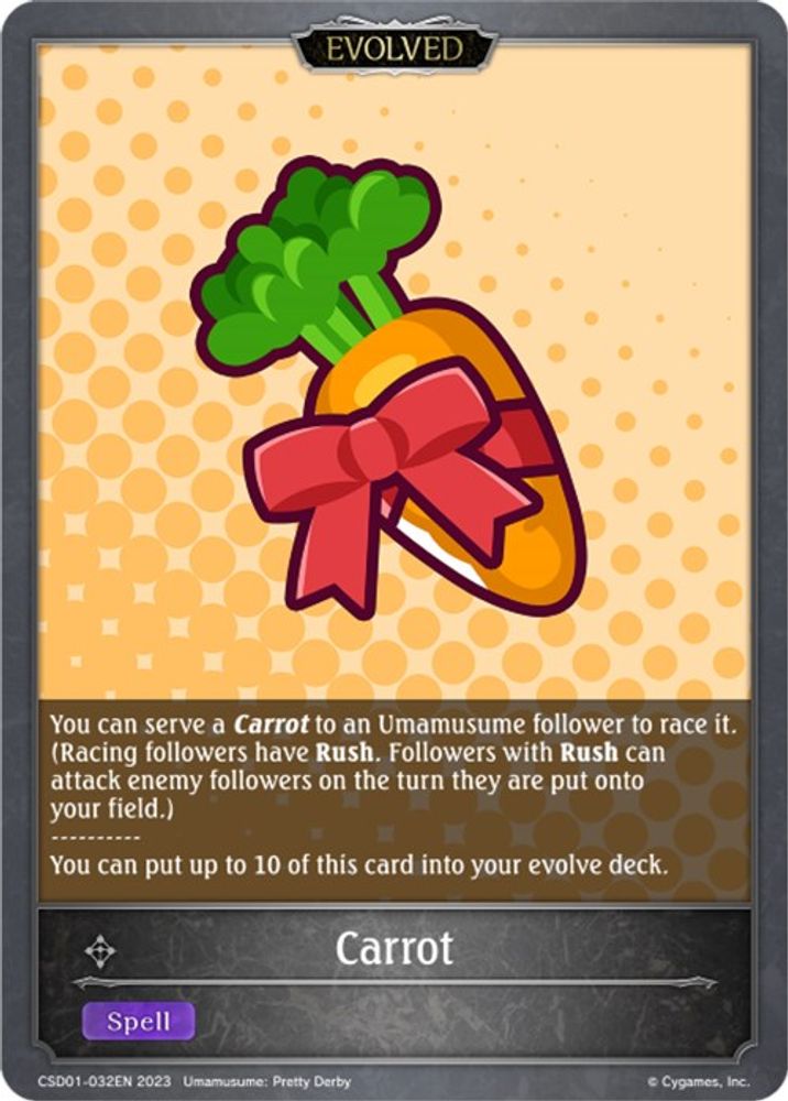 Carrot (Evolved), Standard, front