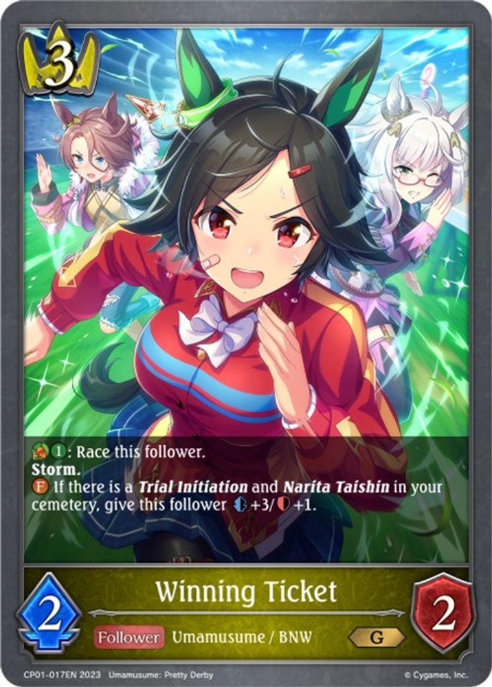 Winning Ticket, Standard, front