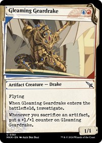 Gleaming Geardrake (Showcase), Murders at Karlov Manor