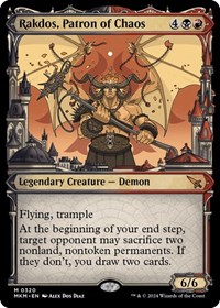 Rakdos, Patron of Chaos (Showcase) (0320), Murders at Karlov Manor