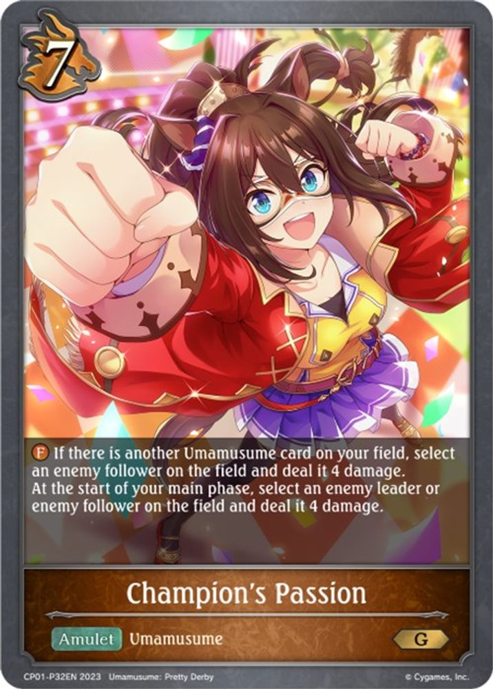 Champion's Passion - P32EN (Foil), Standard, front
