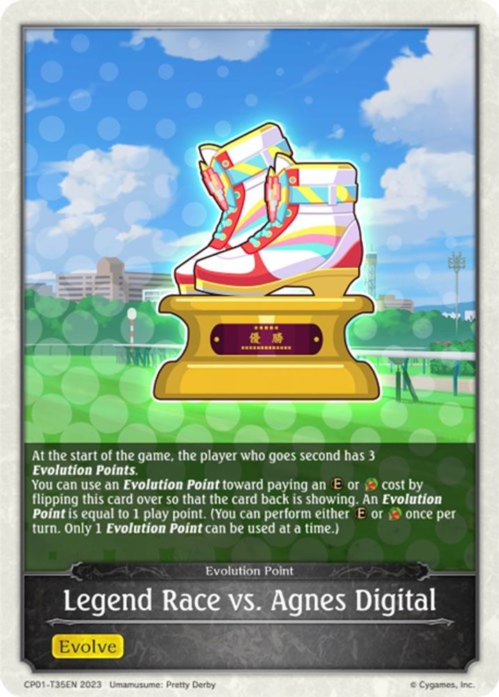 Legend Race vs. Agnes Digital, Standard, front