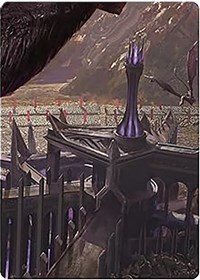 Minas Morgul, Dark Fortress Art Card, Art Series: Universes Beyond: The Lord of the Rings: Tales of Middle-earth