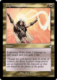 Lightning Helix (Retro Frame), Ravnica Remastered