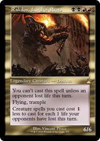 Rakdos, Lord of Riots (Retro Frame), Ravnica Remastered