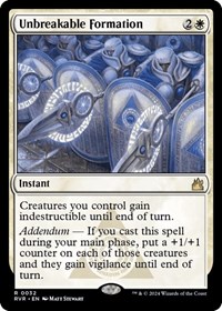 Unbreakable Formation, Ravnica Remastered