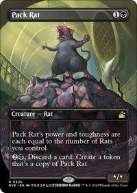 Pack Rat (Anime Borderless), Ravnica Remastered