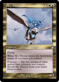 Sky Hussar (Retro Frame), Ravnica Remastered