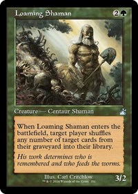 Loaming Shaman (Retro Frame), Ravnica Remastered