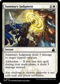 Summary Judgment, Ravnica Remastered