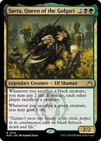 Savra, Queen of the Golgari, Ravnica Remastered