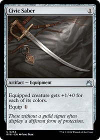 Civic Saber, Ravnica Remastered