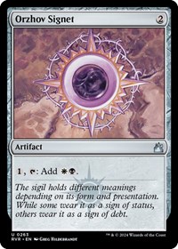 Orzhov Signet, Ravnica Remastered