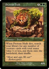 Protean Hulk (Retro Frame), Ravnica Remastered