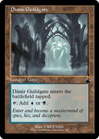 Dimir Guildgate (Retro Frame), Ravnica Remastered