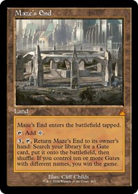 Maze's End (Retro Frame), Ravnica Remastered