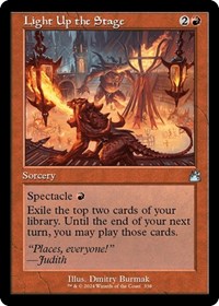 Light Up the Stage (Retro Frame), Ravnica Remastered