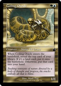 Coiling Oracle (Retro Frame), Ravnica Remastered
