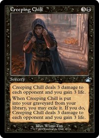 Creeping Chill (Retro Frame), Ravnica Remastered
