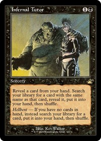 Infernal Tutor (Retro Frame), Ravnica Remastered