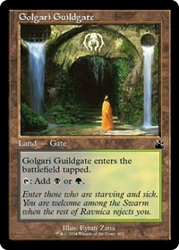 Golgari Guildgate (Retro Frame), Ravnica Remastered