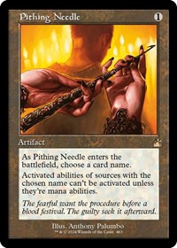 Pithing Needle (Retro Frame), Ravnica Remastered