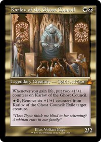 Karlov of the Ghost Council (Retro Frame), Ravnica Remastered