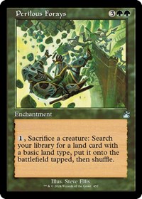 Perilous Forays (Retro Frame), Ravnica Remastered