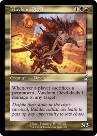 Mayhem Devil (Retro Frame), Ravnica Remastered