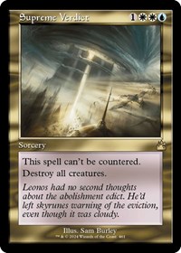 Supreme Verdict (Retro Frame), Ravnica Remastered