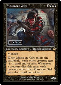 Massacre Girl (Retro Frame) (Serial Numbered), Ravnica Remastered