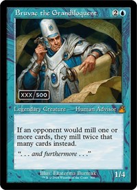 Bruvac the Grandiloquent (Retro Frame) (Serial Numbered), Ravnica Remastered