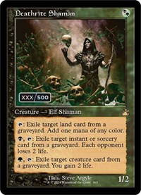 Deathrite Shaman (Retro Frame) (Serial Numbered), Ravnica Remastered