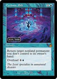 Cyclonic Rift (Retro Frame) (Serial Numbered), Ravnica Remastered