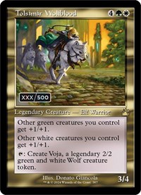 Tolsimir Wolfblood (Retro Frame) (Serial Numbered), Ravnica Remastered