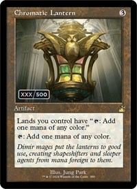 Chromatic Lantern (Retro Frame) (Serial Numbered), Ravnica Remastered