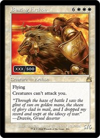 Blazing Archon (Retro Frame) (Serial Numbered), Ravnica Remastered