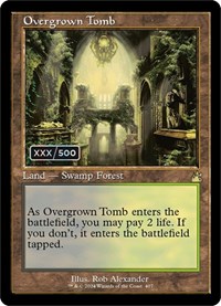 Overgrown Tomb (Retro Frame) (Serial Numbered), Ravnica Remastered