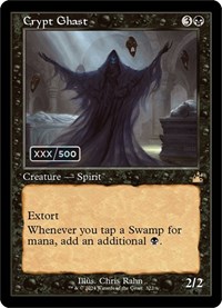 Crypt Ghast (Retro Frame) (Serial Numbered), Ravnica Remastered